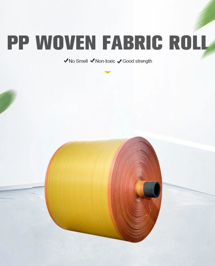 Customized Color Laminated PP Woven Roll Fabrics for Making Bags