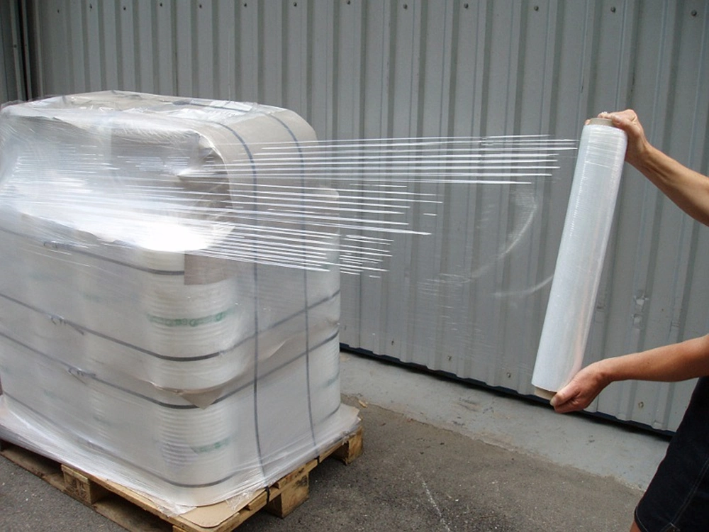 500mm*80gauge*1500feet Manual Wrap Film Pallet Wrap/Plastic Film/Stretch Film